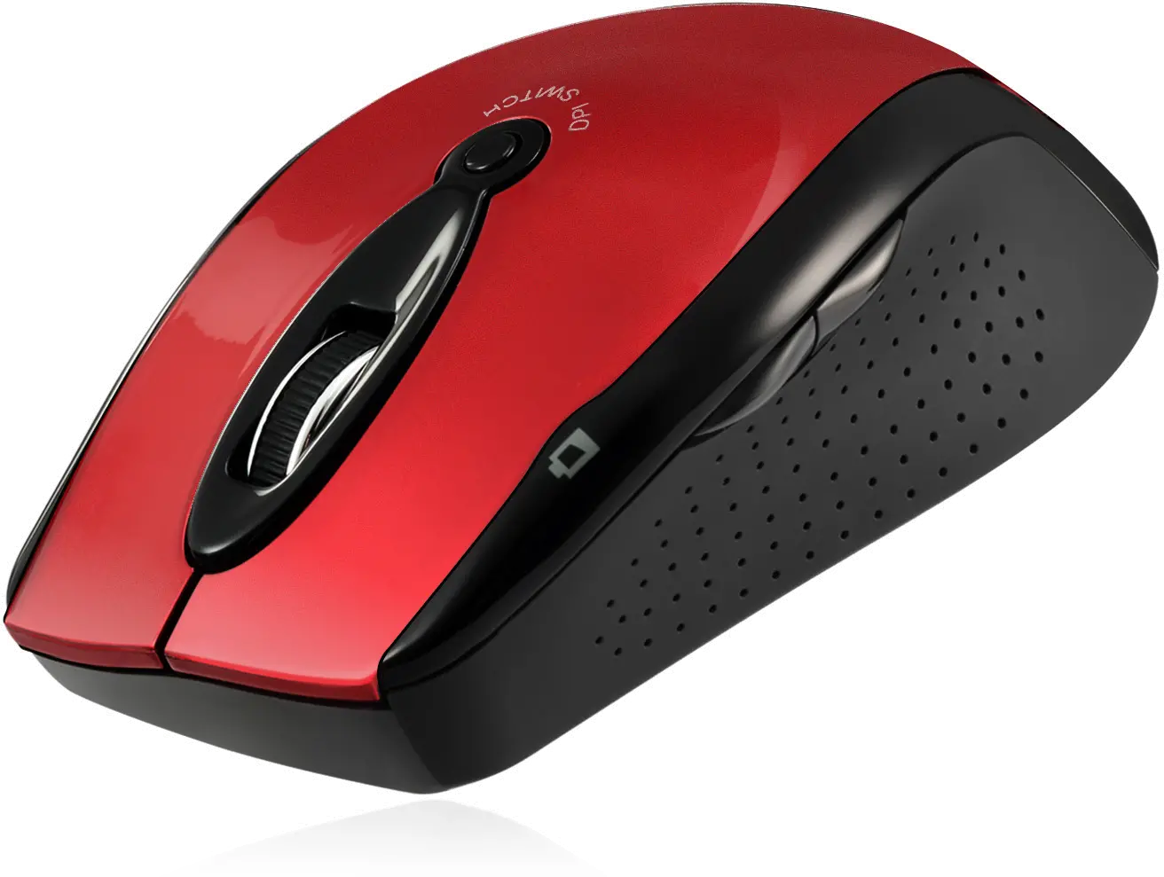 iMOUSE-M20 RED Adesso Red Wireless Ergonomic Optical Mouse - iMouse M20-4