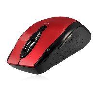 iMOUSE-M20 RED Adesso Red Wireless Ergonomic Optical Mouse - iMouse M20-4