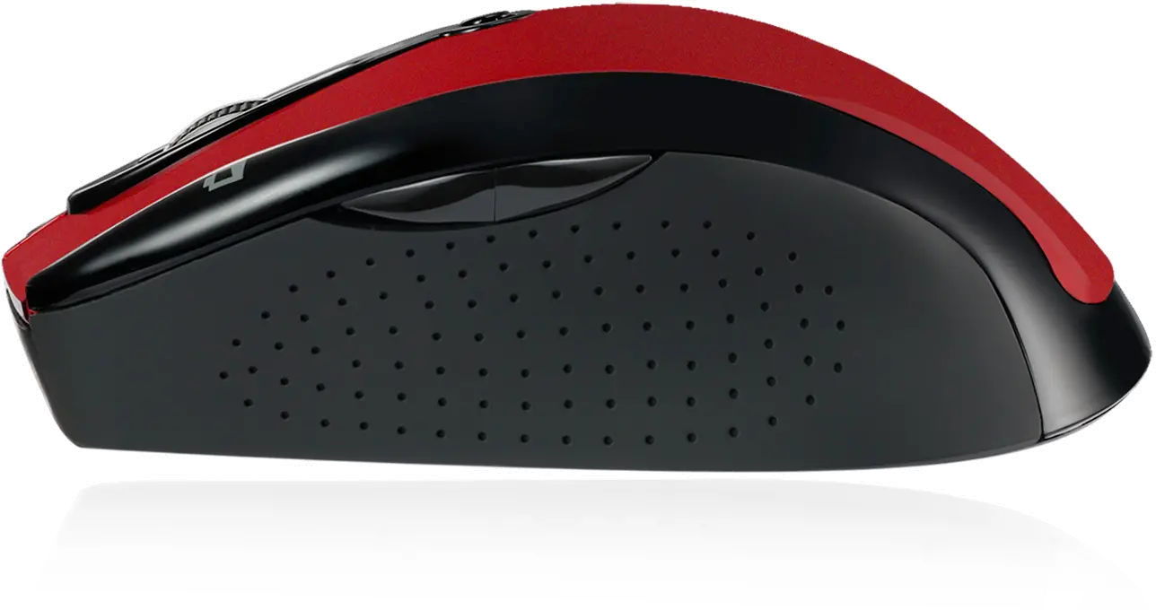iMOUSE-M20 RED Adesso Red Wireless Ergonomic Optical Mouse - iMouse M20-5