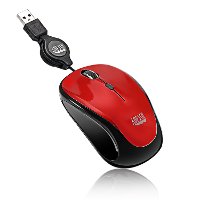 iMOUSE-S8 RED Adesso Red USB Illuminated Retractable Mouse - iMouse S8-2