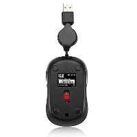 iMOUSE-S8 RED Adesso Red USB Illuminated Retractable Mouse - iMouse S8-4