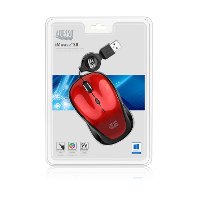 iMOUSE-S8 RED Adesso Red USB Illuminated Retractable Mouse - iMouse S8-6