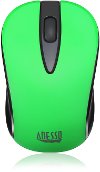 iMOUSE-S70 GREEN Adesso Optical Wireless Neon Green iMouse - S70