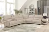 Clearance Washington 6-Piece Power Reclining Leather Sectional