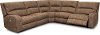 Kahlua Brown 5 Piece Power Reclining Sectional - Star