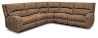 Kahlua Brown 5 Piece Power Reclining Sectional - Star-2