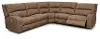 Star Brown 5 Piece Power Reclining Sectional