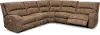 Star Brown 5 Piece Power Reclining Sectional