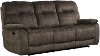 Shadow Brown Triple Reclining Sofa - Crane