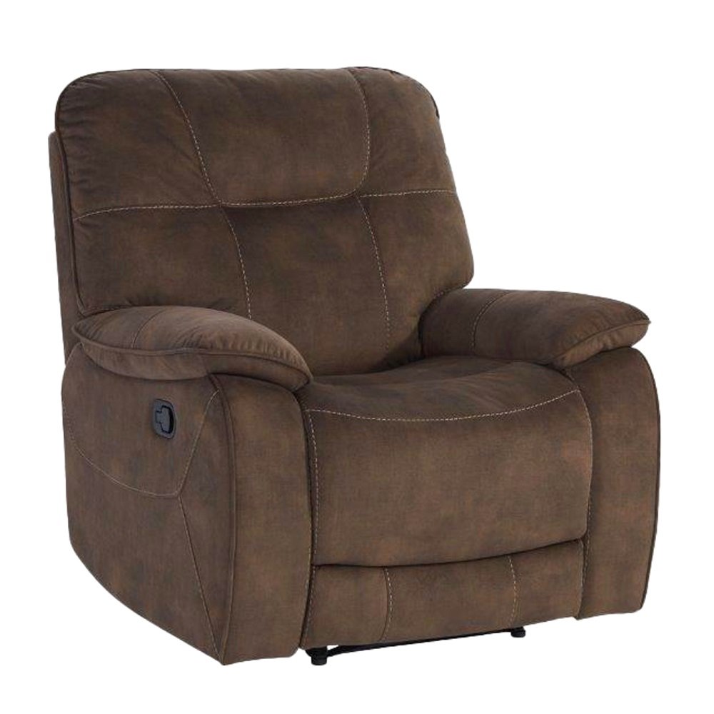 Crane Shadow Brown Manual Recliner-1