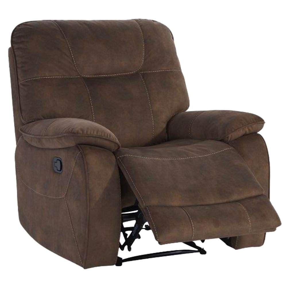Crane Shadow Brown Manual Recliner-2
