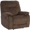 Shadow Brown Casual Recliner - Crane
