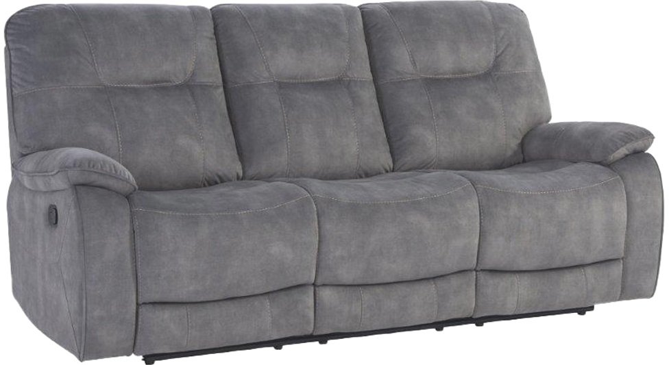 Crane Gray Triple Reclining Sofa-1