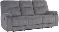 Crane Gray Triple Reclining Sofa