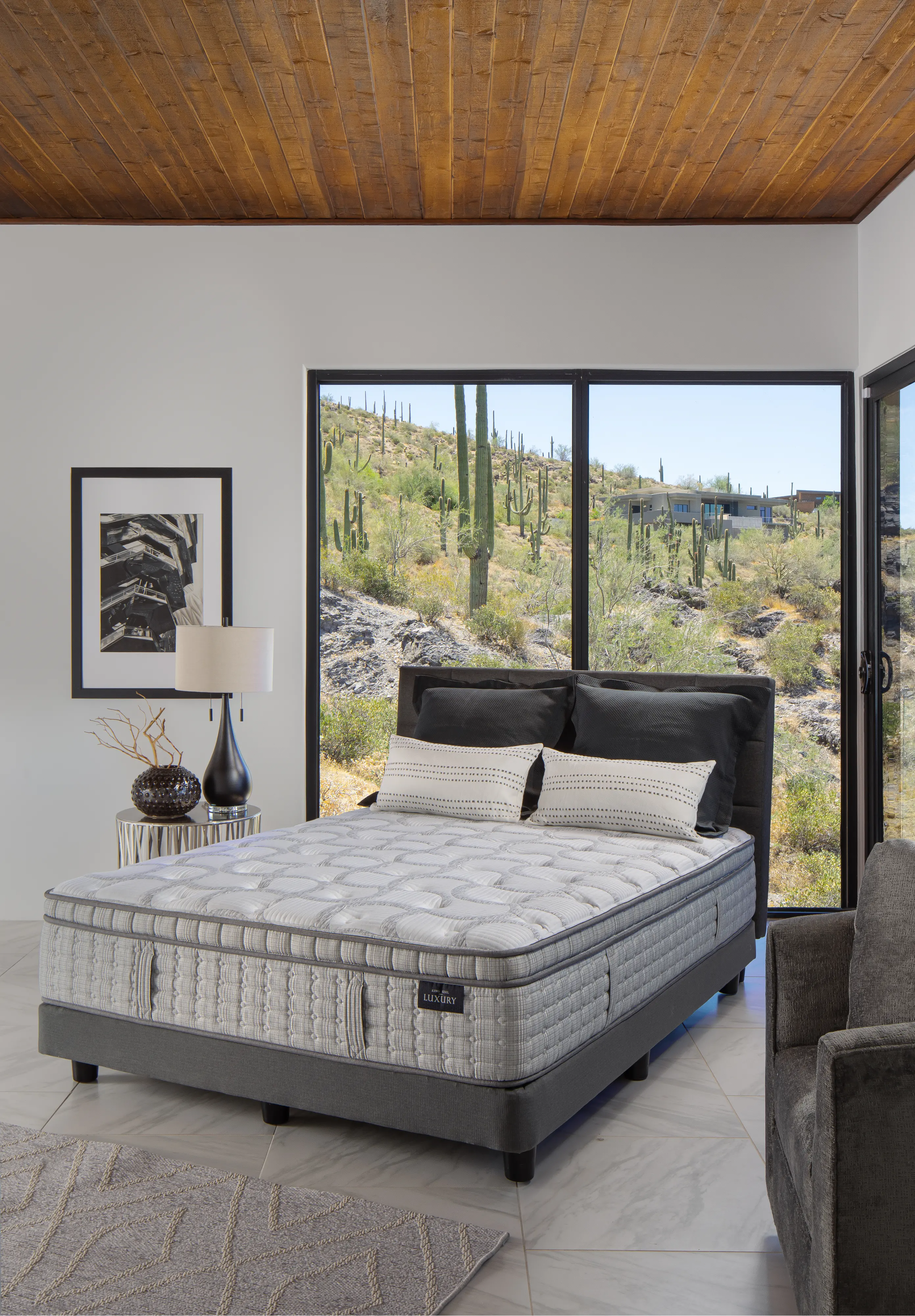 SET King Koil Firm Euro Top Luxury Split King Mattress - Rhodes-4