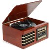 Mahogany Bluetooth Record Player-Victrola