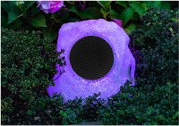 Grey Light-up LED Rock Speakers-3