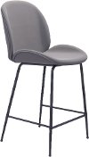 Gray Upholstered Counter Height Stool - Miles