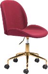 Glam Red Office Chair - Miles