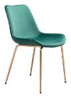 Green Upholstered Dining Room Chair (Set of 2) - Tony