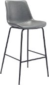 Mid Century Modern Gray Bar Stool - Byron