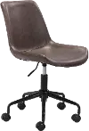 Mid-century Modern Brown Office Chair - Byron
