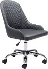 Black Armless Office Chair - Space