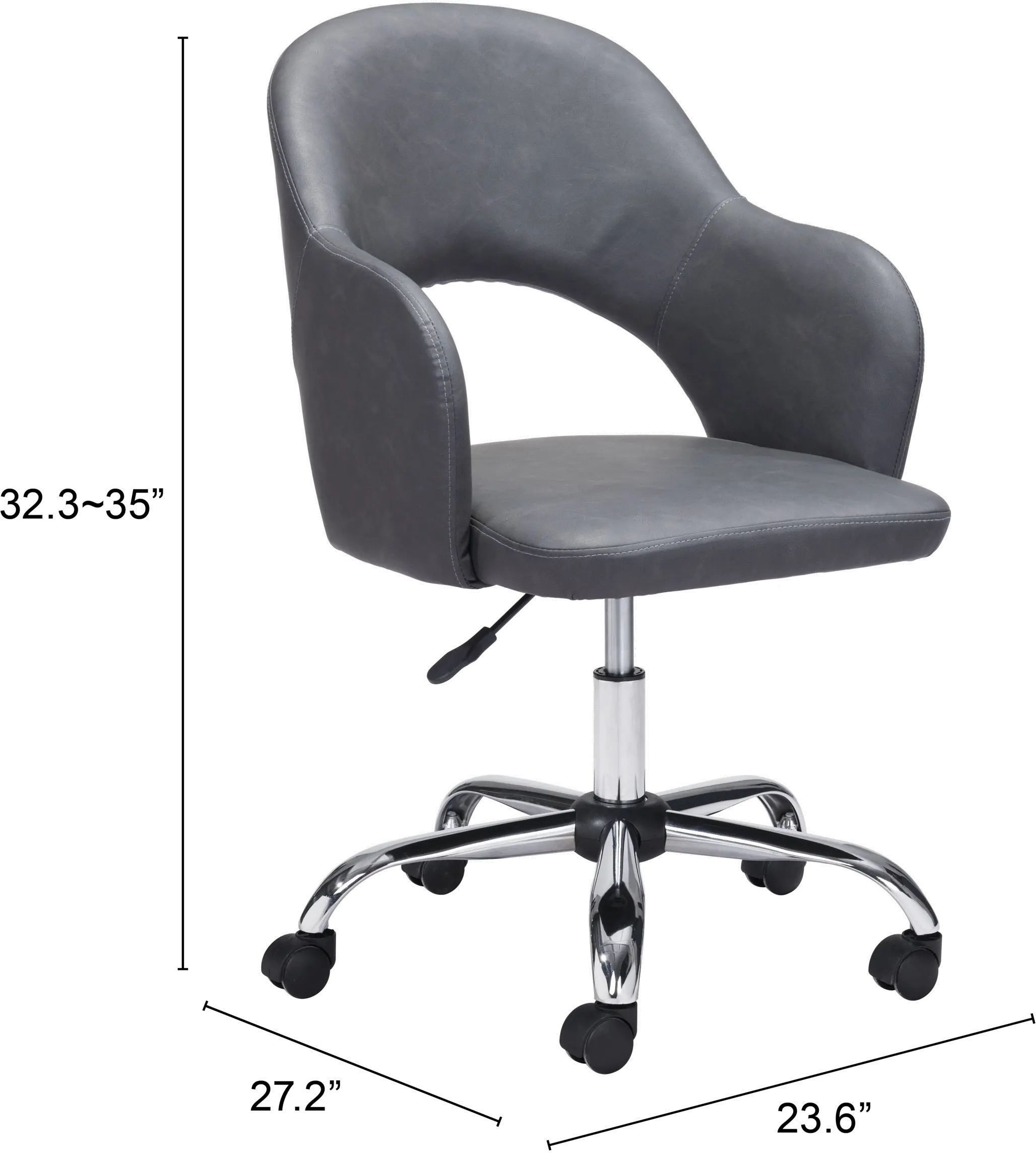 Planner Modern Gray Office Chair-6