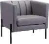 Mid Century Modern Gray Accent Chair - Jess