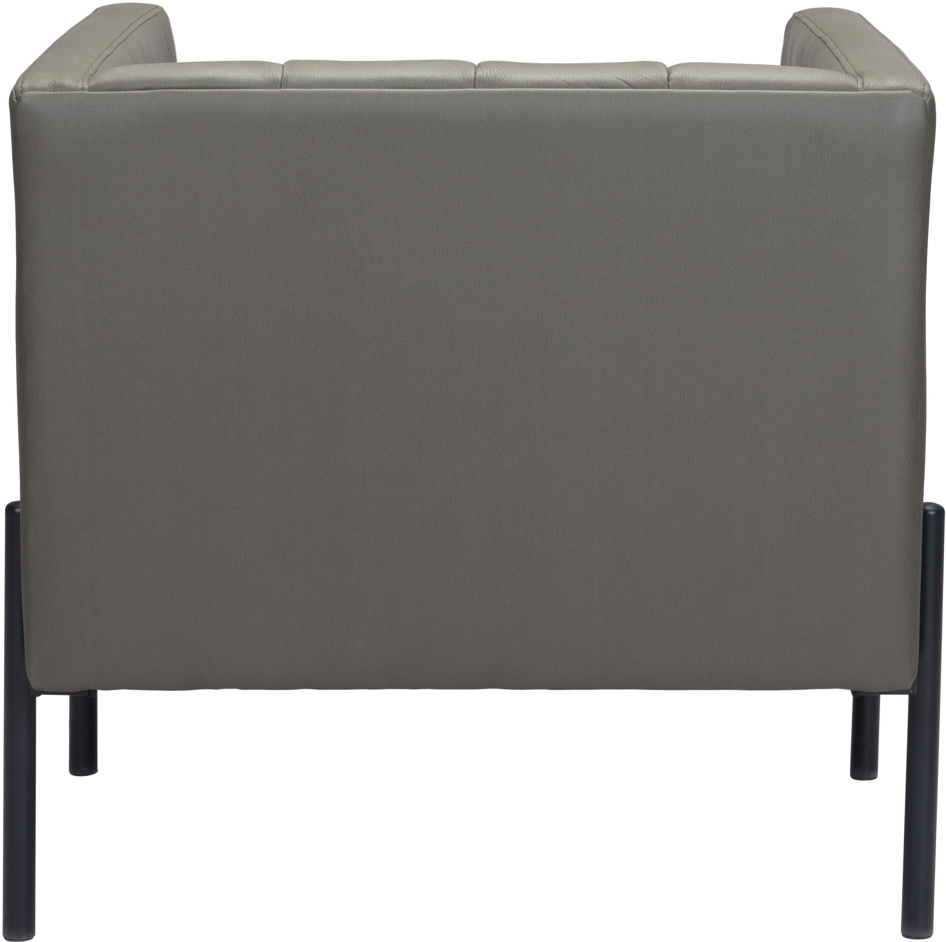 Mid Century Modern Green Accent Chair - Jess-3