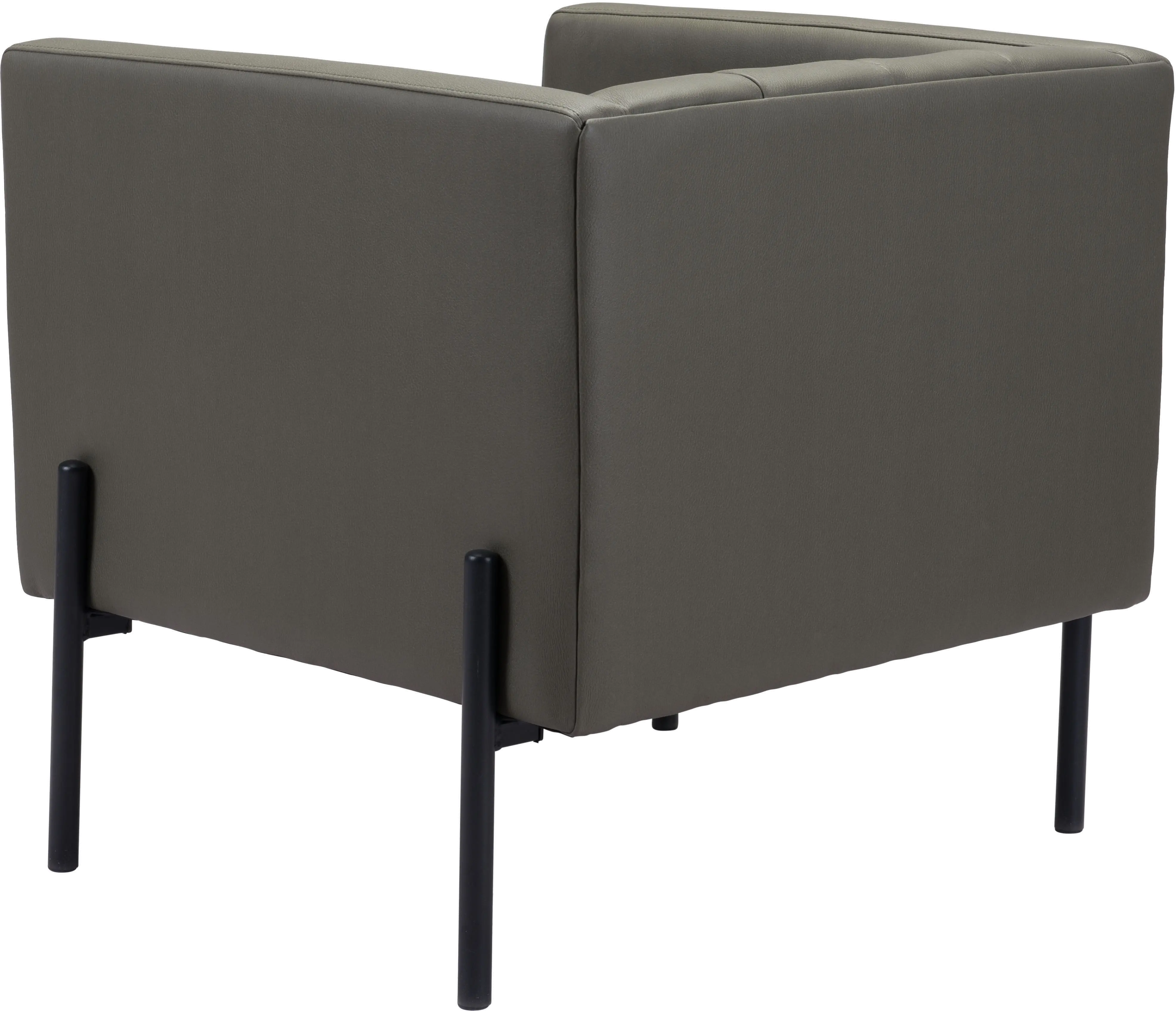 Mid Century Modern Green Accent Chair - Jess-4
