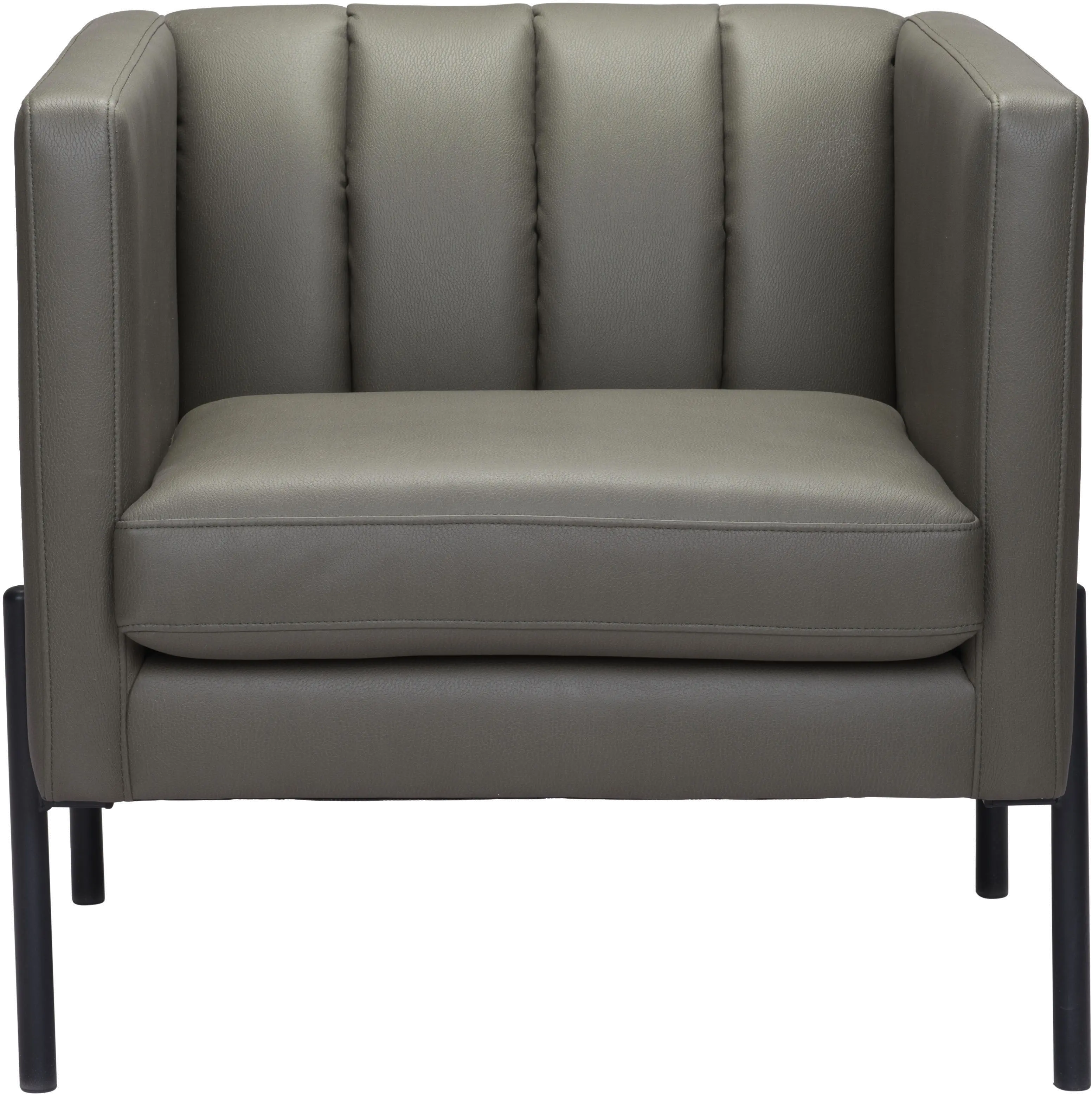 Mid Century Modern Green Accent Chair - Jess-5