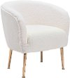 Modern Beige Accent Chair - Sherpa