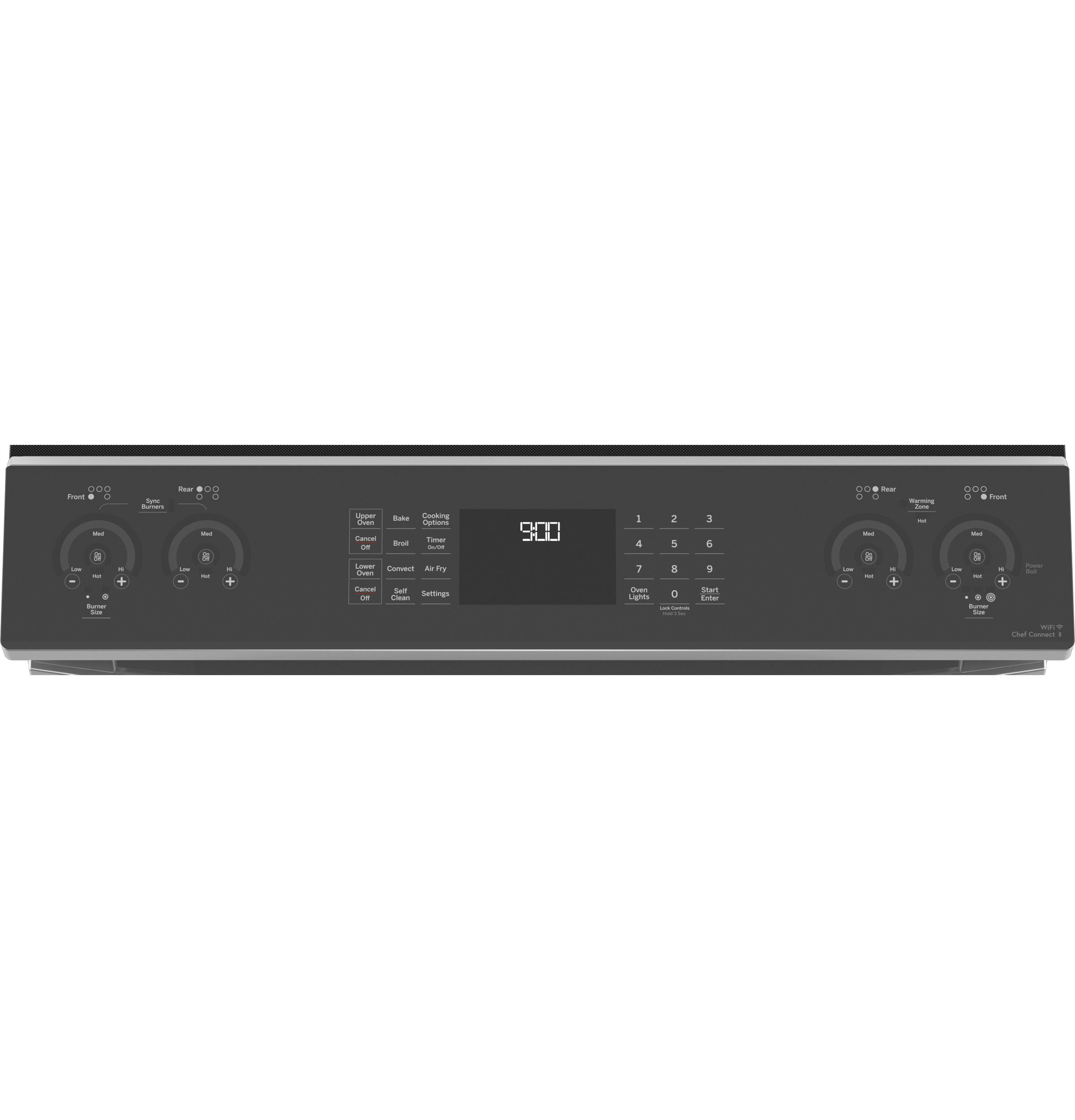 PS960YPFS GE Profile Smart Double Oven Electric Range with Convection and Air Fry - 6.6 cu. ft., Fingerprint Resistant Stainless Steel-4