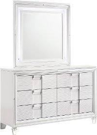 Contemporary White Youth Dresser - Posh-2