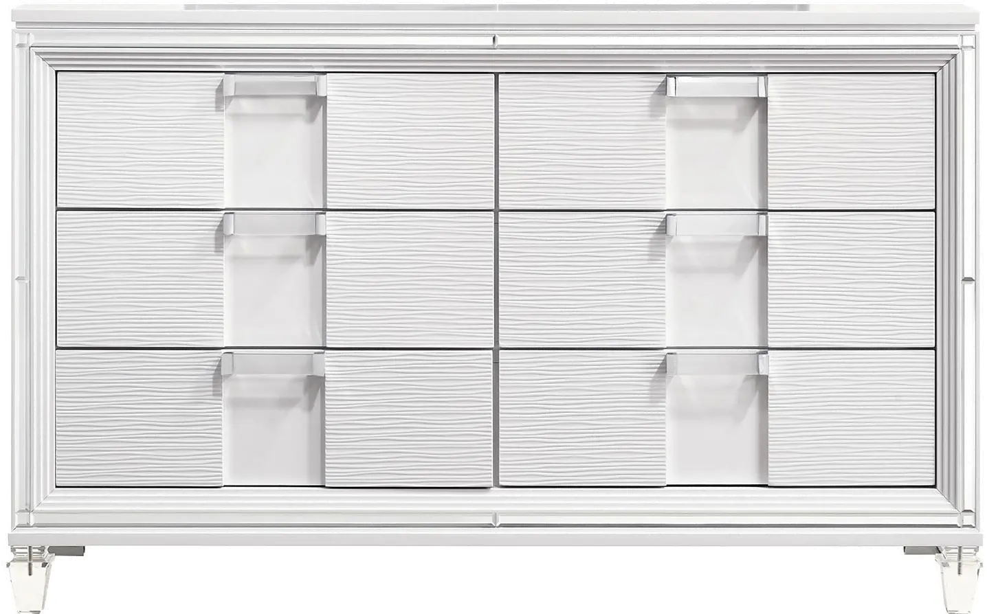 Posh White Youth Dresser-1