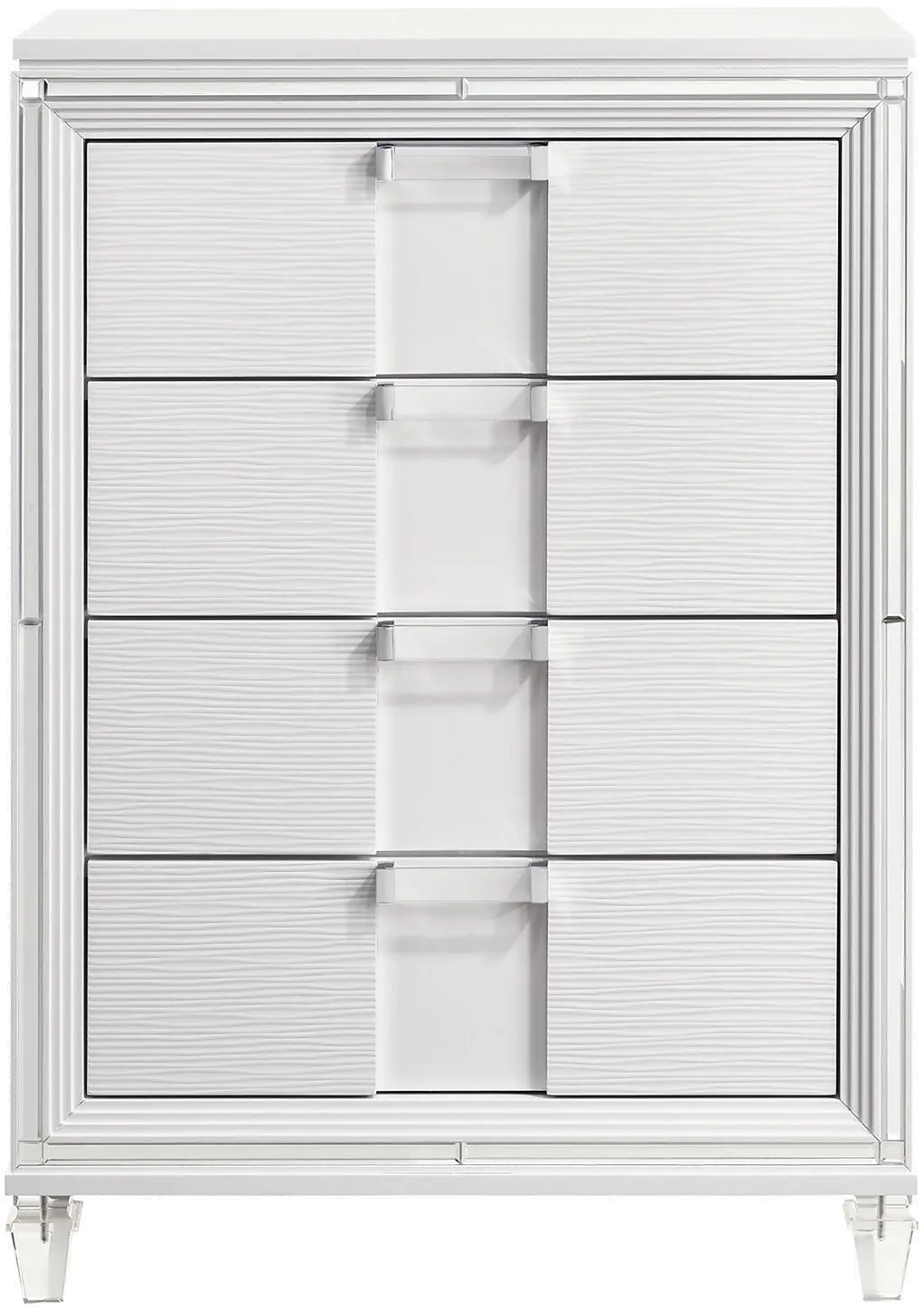 Posh White Youth Chest of Drawers-1