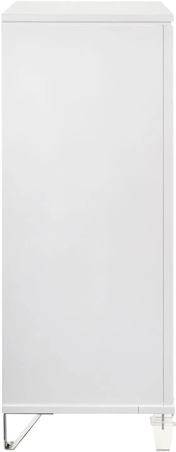 Posh White Youth Chest of Drawers-2