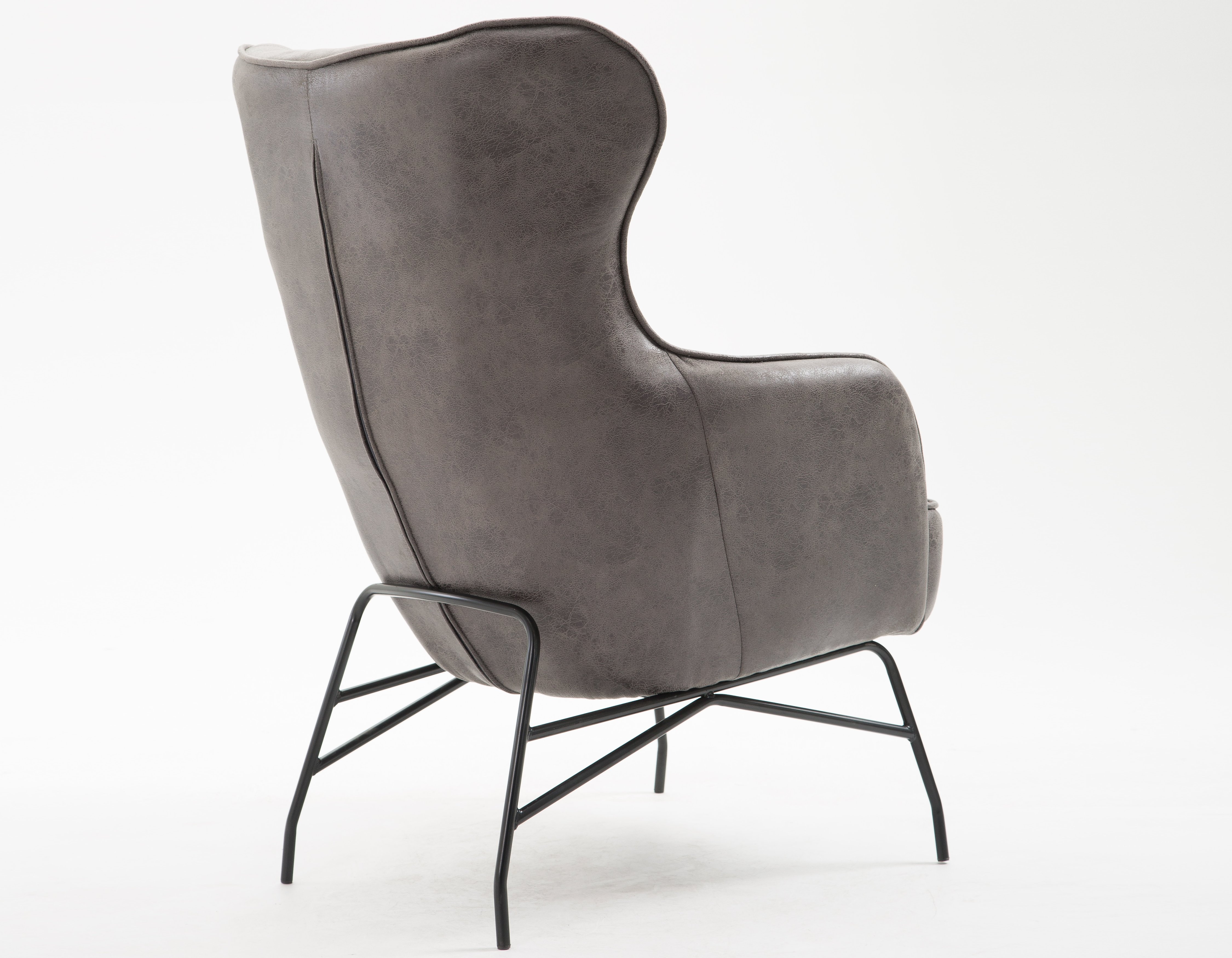 Franky Charcoal Gray Accent Chair-2
