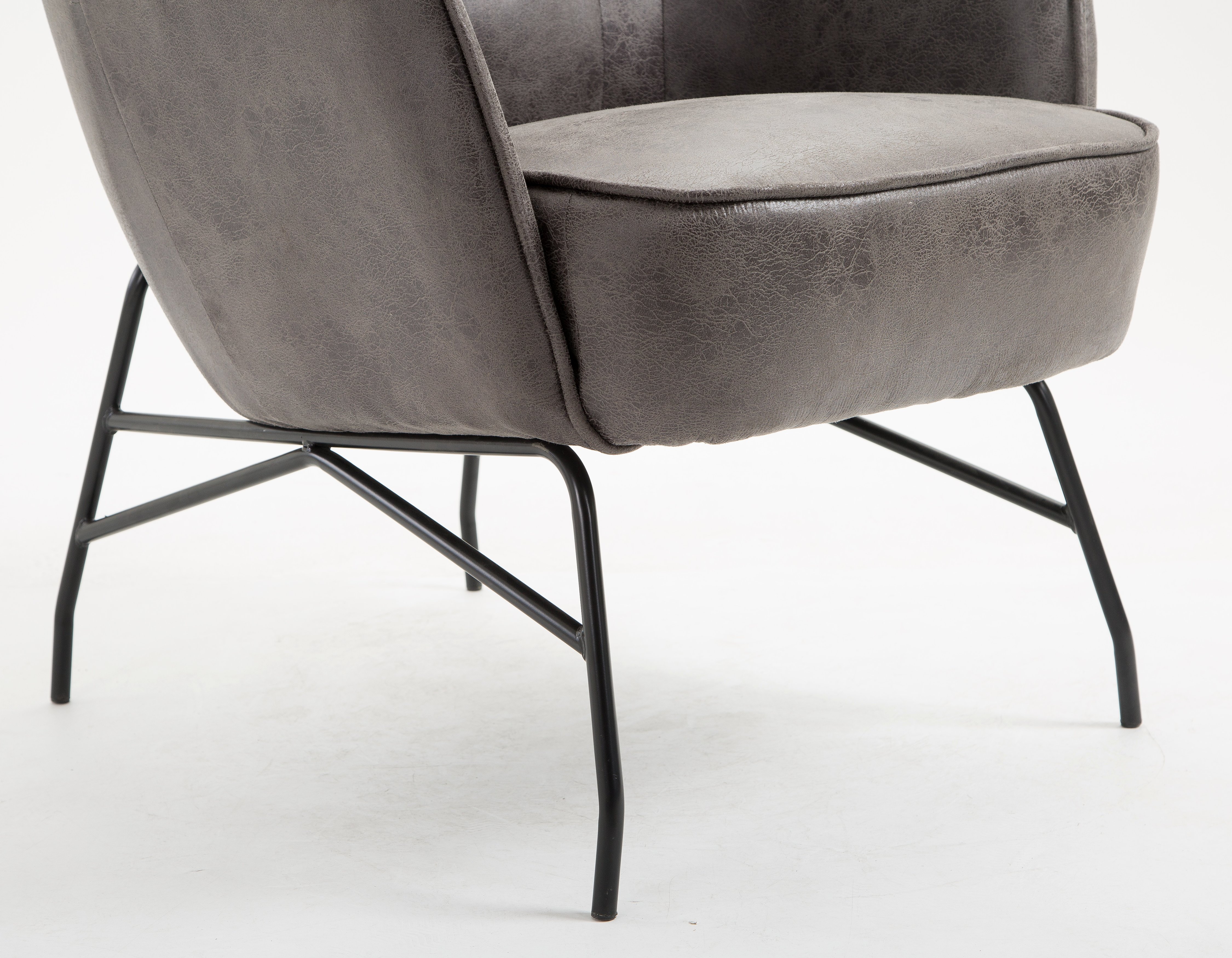 Franky Charcoal Gray Accent Chair-5