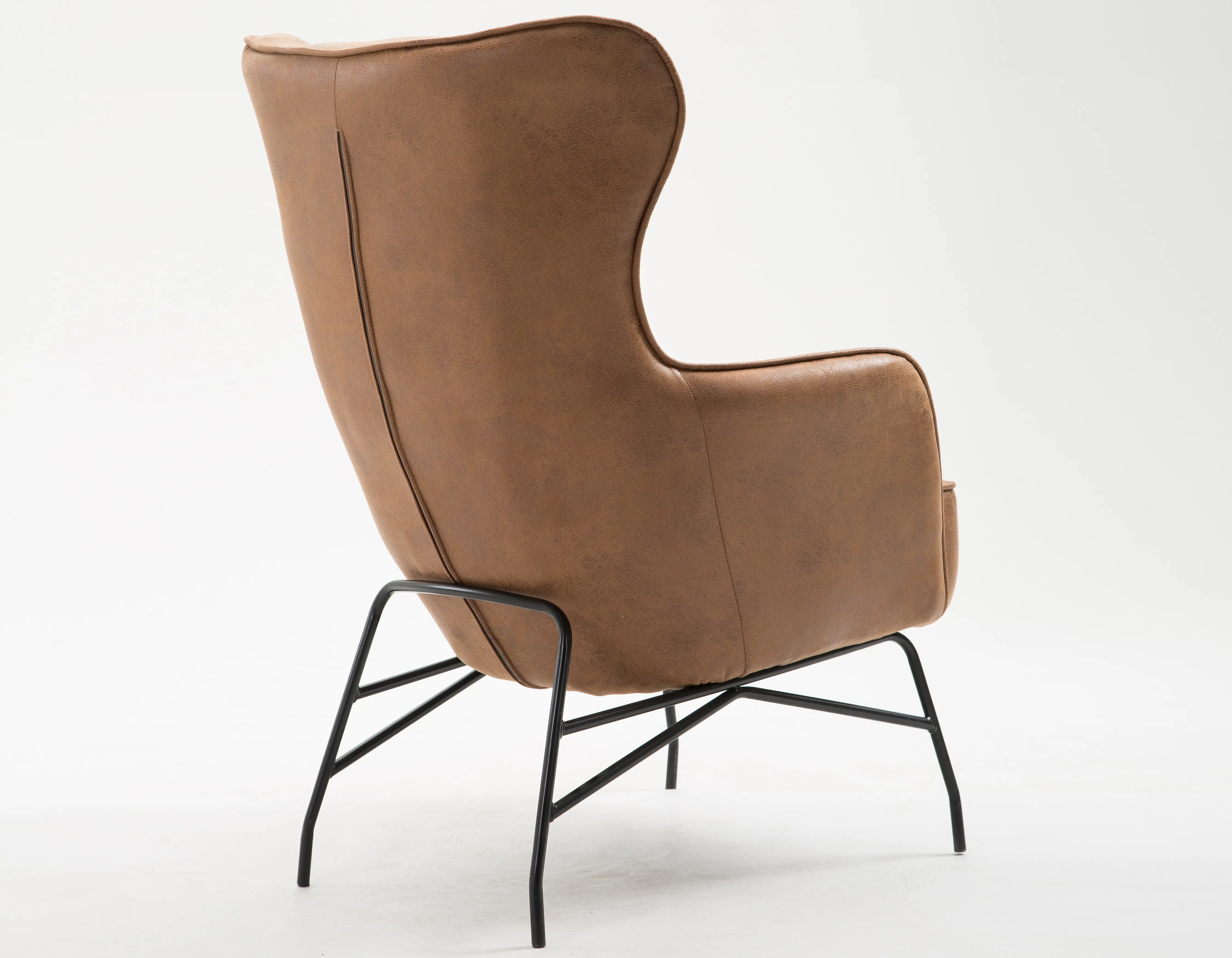 Franky Saddle Brown Accent Chair-2