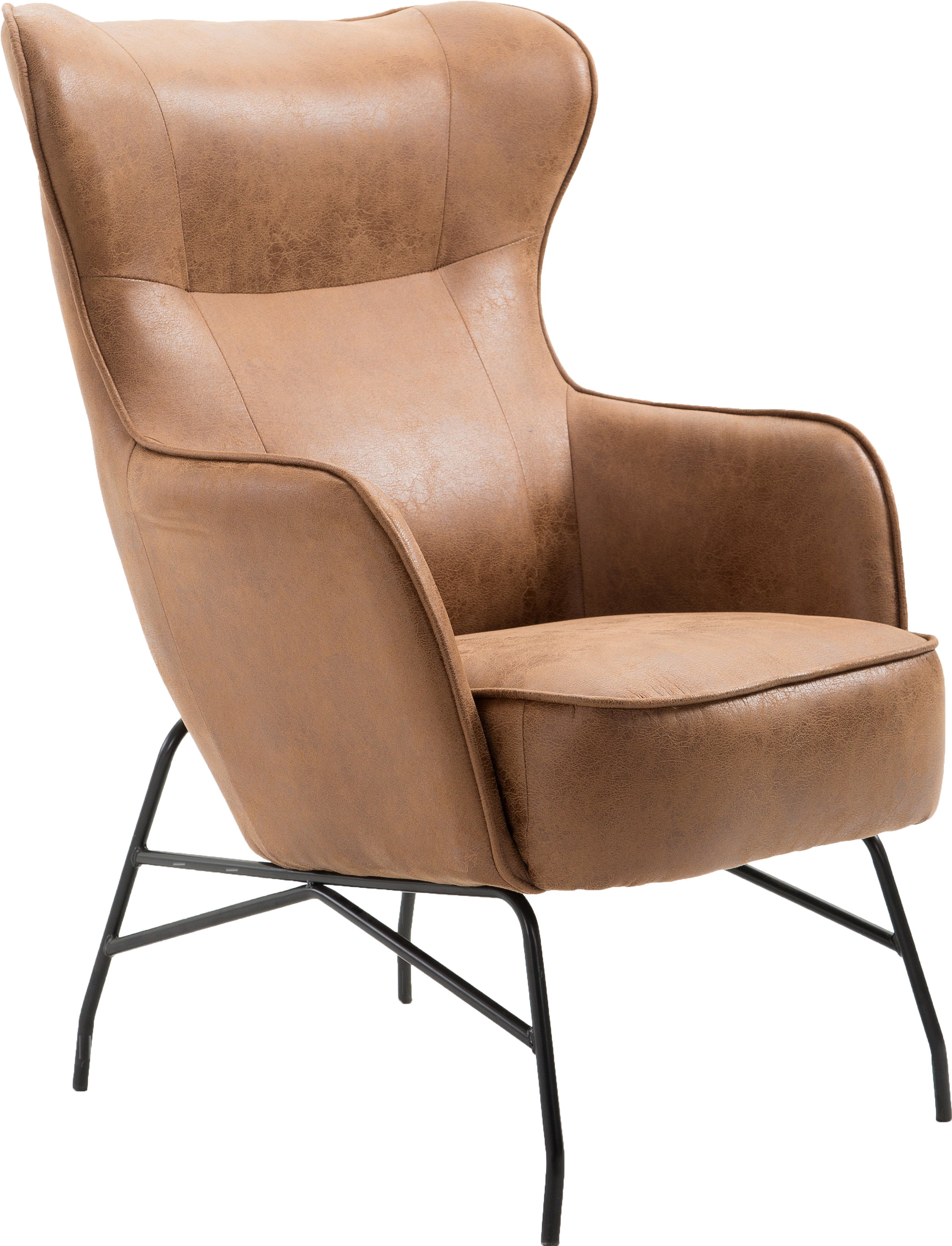 Franky Saddle Brown Accent Chair-7
