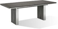 Modern Gray Dining Room Table - Plata
