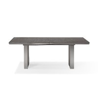 Modern Gray Dining Room Table - Plata-2