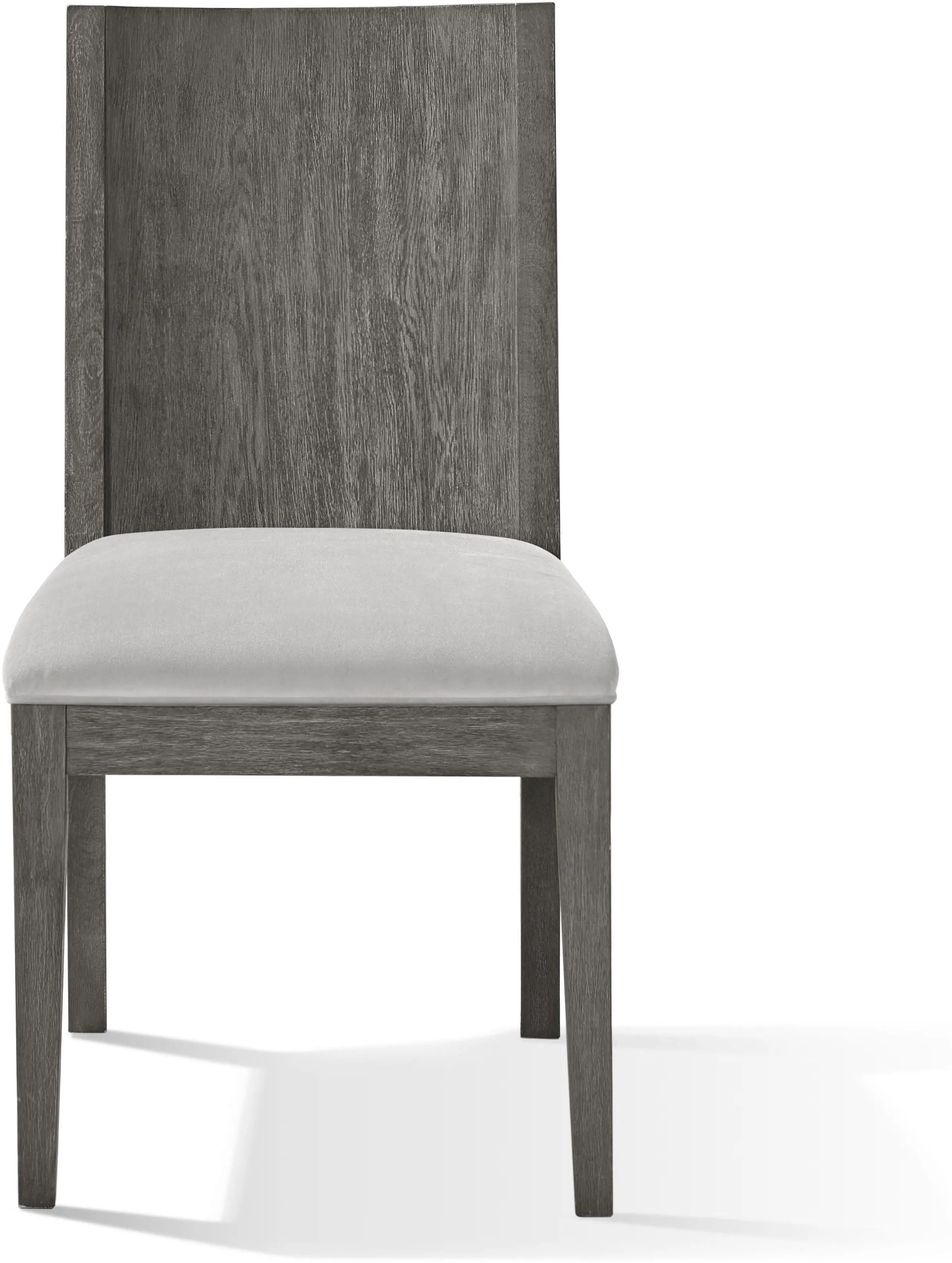 Modern Gray Upholstered Dining Room Chair - Plata-3