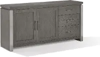 Modern Gray Dining Room Sideboard - Plata