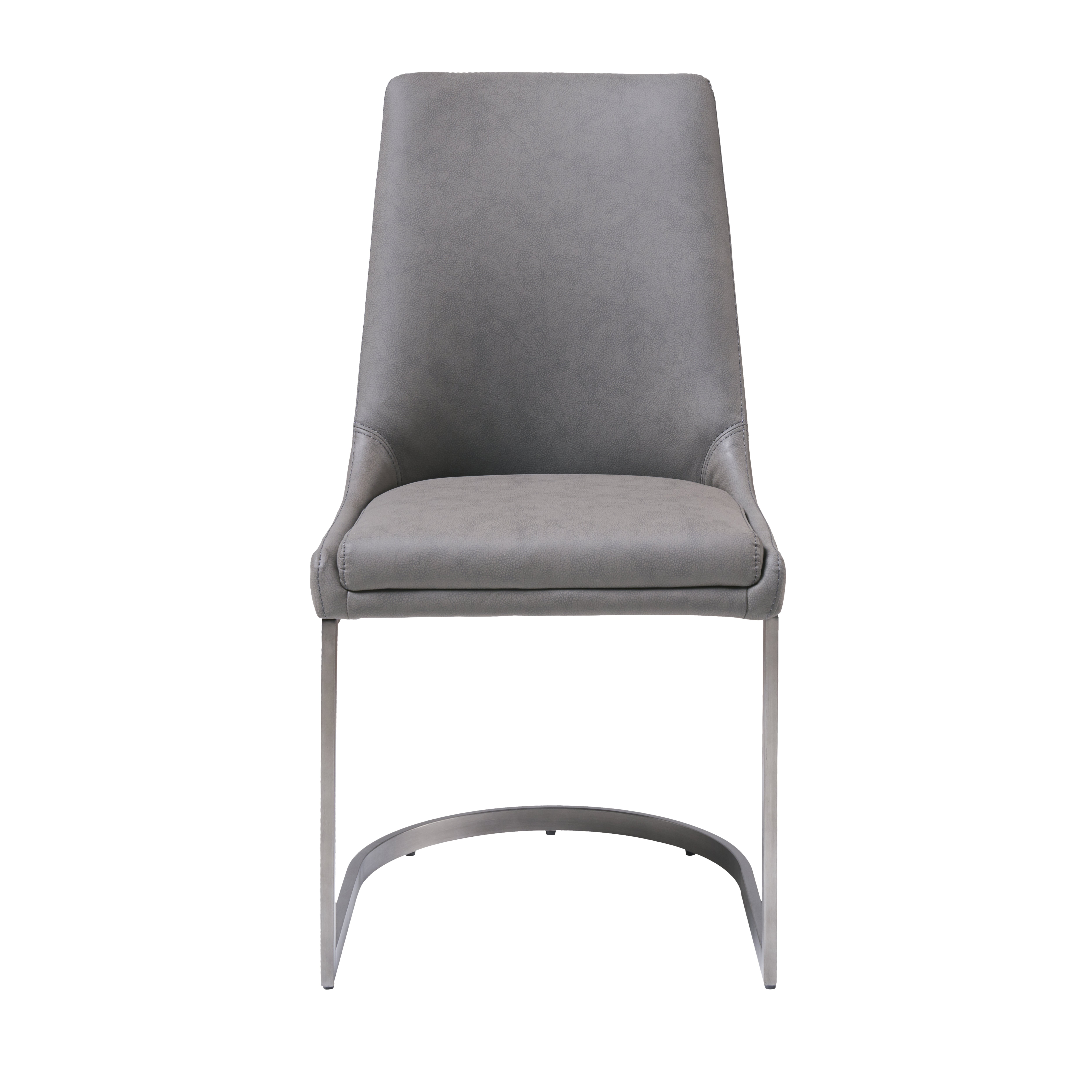 Modern Gray Upholstered Dining Room Chair - Oxford-1