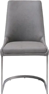 Modern Gray Upholstered Dining Room Chair - Oxford