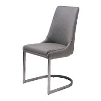 Modern Gray Upholstered Dining Room Chair - Oxford-2