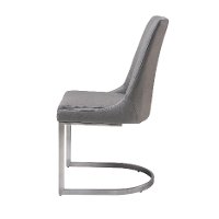 Modern Gray Upholstered Dining Room Chair - Oxford-3